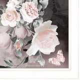 Noir Roses IV 3 White Framed Print Wall Art - Homeroots - Flyclothing LLC