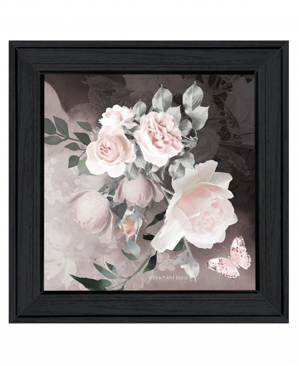 Noir Roses IV 4 Black Framed Print Wall Art - Homeroots - Flyclothing LLC