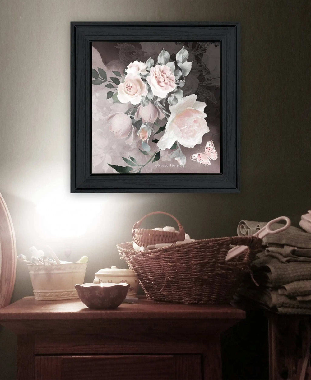 Noir Roses IV 4 Black Framed Print Wall Art - Homeroots - Flyclothing LLC