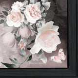 Noir Roses IV 4 Black Framed Print Wall Art - Homeroots