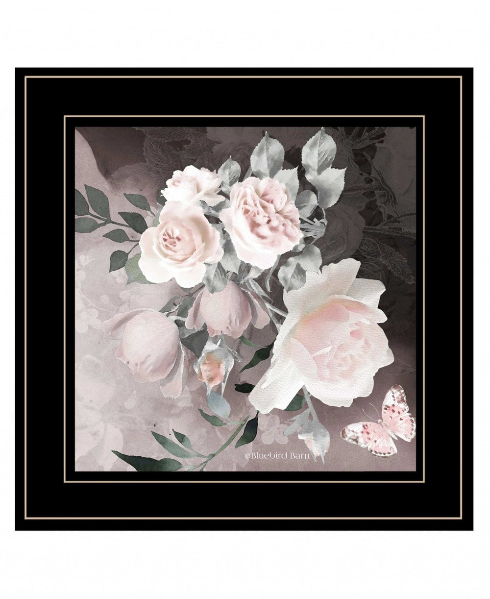 Noir Roses IV 5 Black Framed Print Wall Art - Homeroots - Flyclothing LLC