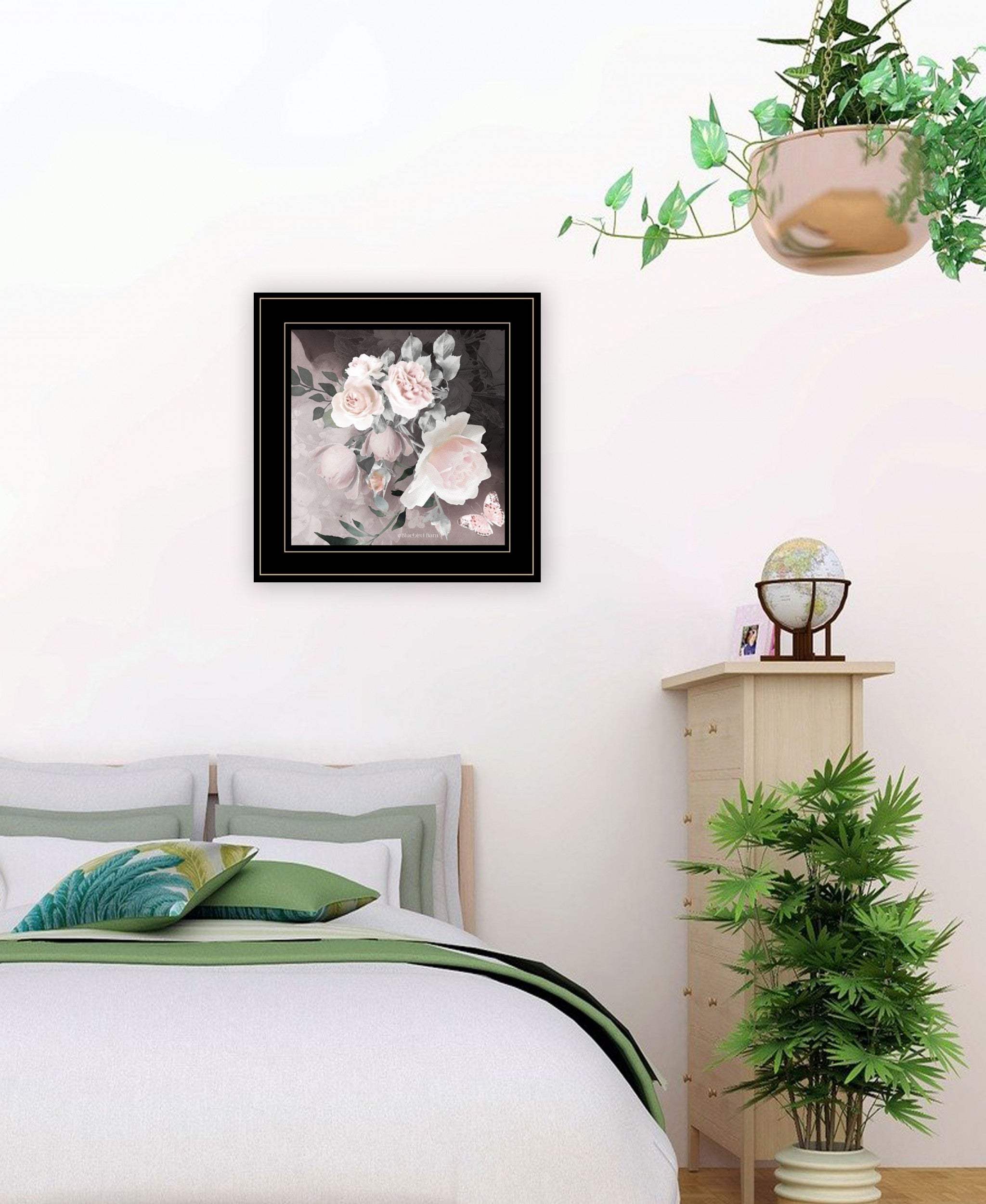 Noir Roses IV 5 Black Framed Print Wall Art - Homeroots - Flyclothing LLC
