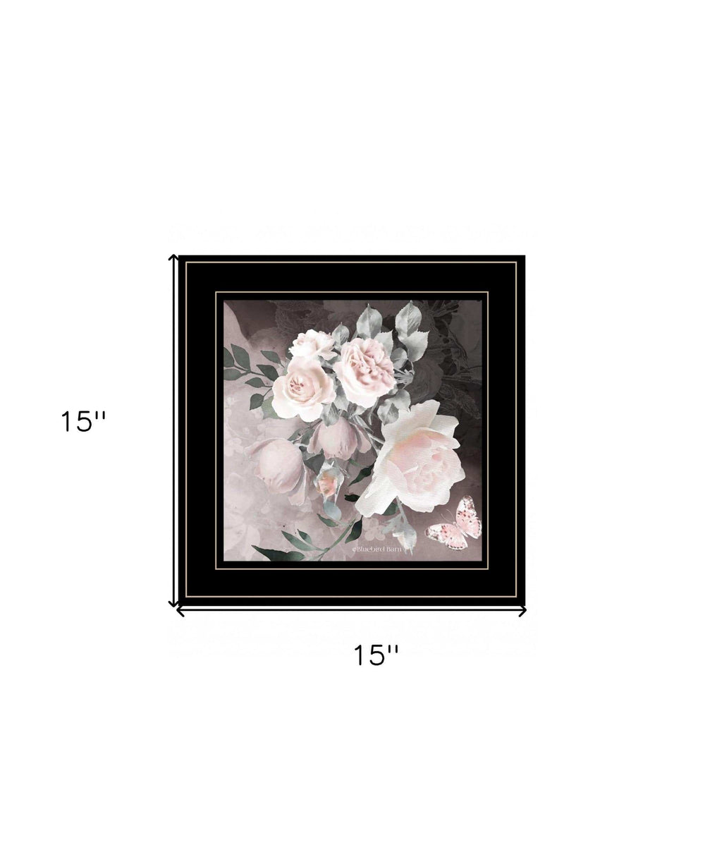 Noir Roses IV 5 Black Framed Print Wall Art - Homeroots - Flyclothing LLC