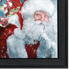 Santas Presents 3 Black Framed Print Wall Art - Homeroots