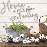 Home is not a Place 2 White Framed Print Wall Art - Homeroots - Flyclothing LLC