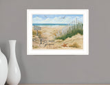 Footprint 2 White Framed Print Wall Art - Homeroots