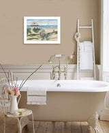 Beach Cottage II 1 White Framed Print Wall Art - Homeroots - Flyclothing LLC