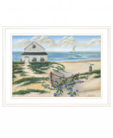 Beach Cottage II 2 White Framed Print Wall Art - Homeroots - Flyclothing LLC