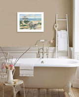 Beach Cottage II 2 White Framed Print Wall Art - Homeroots - Flyclothing LLC