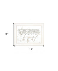 Love Never Fails 2 White Framed Print Wall Art - Homeroots