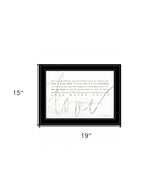 Love Never Fails 3 Black Framed Print Wall Art - Homeroots - Flyclothing LLC