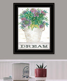 Dream Succulents 3 Black Framed Print Wall Art - Homeroots