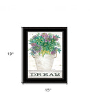 Dream Succulents 3 Black Framed Print Wall Art - Homeroots - Flyclothing LLC