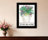 Dream Succulents 3 Black Framed Print Wall Art - Homeroots