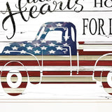 All Hearts Come Home for Love Truck 2 White Framed Print Wall Art - Homeroots