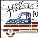 All Hearts Come Home for Love Truck 3 Black Framed Print Wall Art - Homeroots