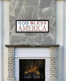 God Bless America 7 Black Framed Print Wall Art - Homeroots