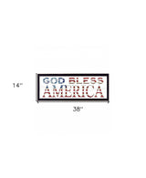 God Bless America 7 Black Framed Print Wall Art - Homeroots - Flyclothing LLC
