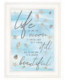 Life is Like 2 White Framed Print Wall Art - Homeroots