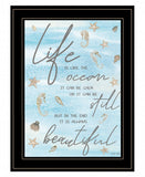 Life is Like 3 Black Framed Print Wall Art - Homeroots