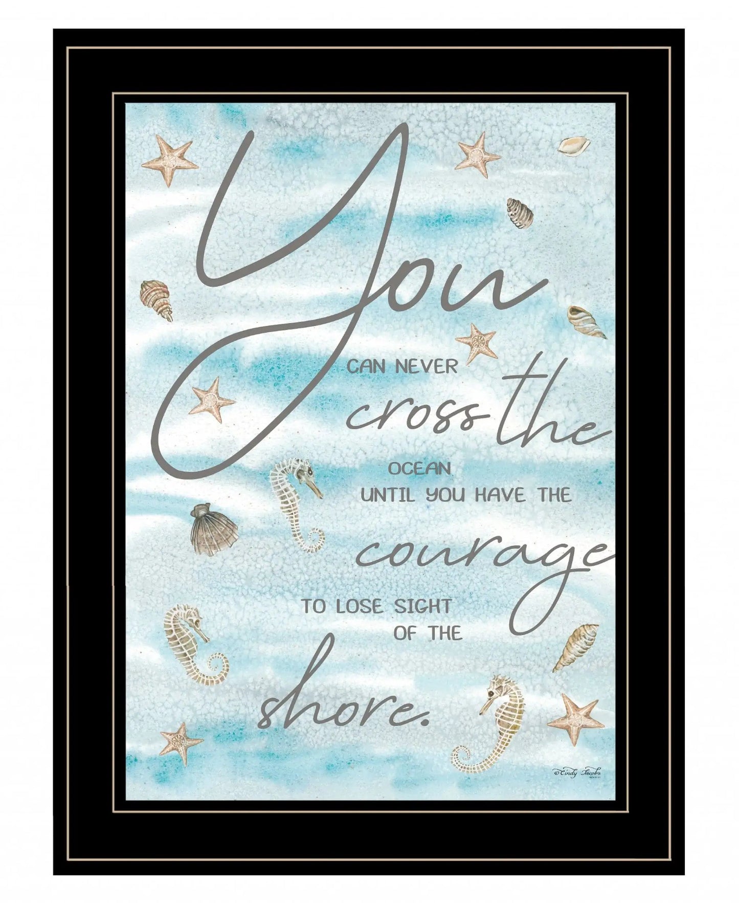 You Can Never 3 Black Framed Print Wall Art - Homeroots - Flyclothing LLC