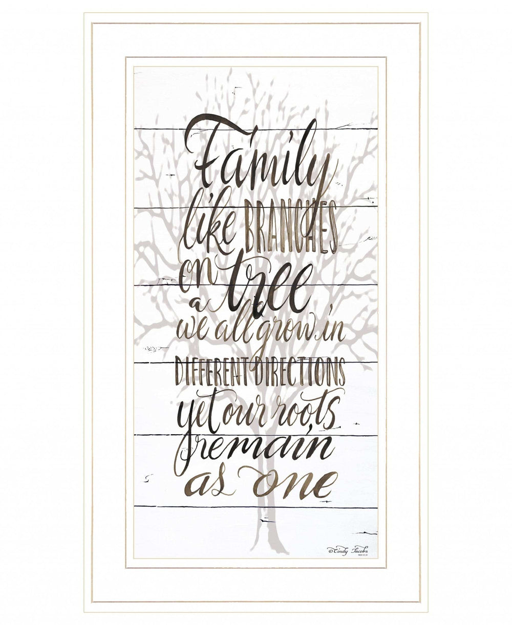 Family 4 White Framed Print Wall Art - Homeroots - Flyclothing LLC