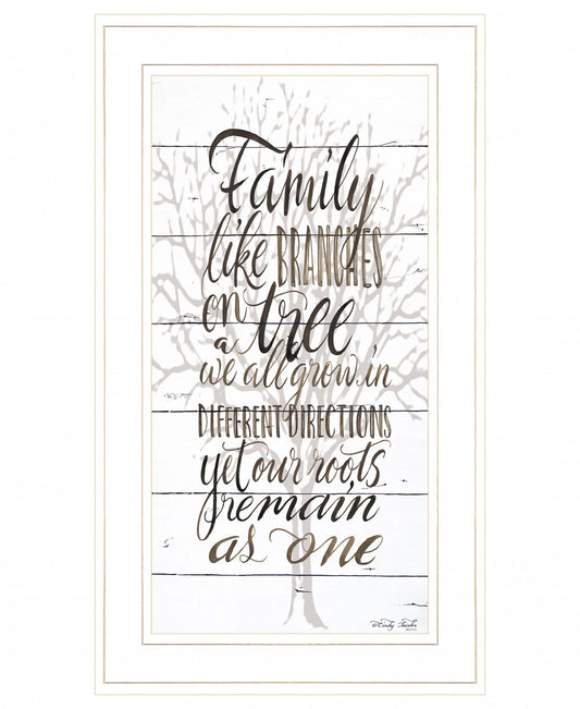 Family 4 White Framed Print Wall Art - Homeroots