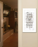 Family 4 White Framed Print Wall Art - Homeroots