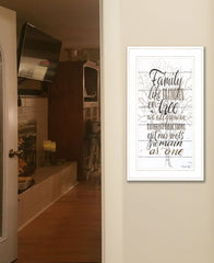 Family 4 White Framed Print Wall Art - Homeroots