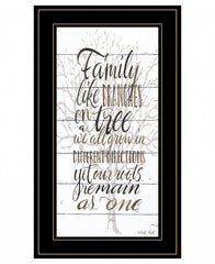 Family 5 Black Framed Print Wall Art - Homeroots