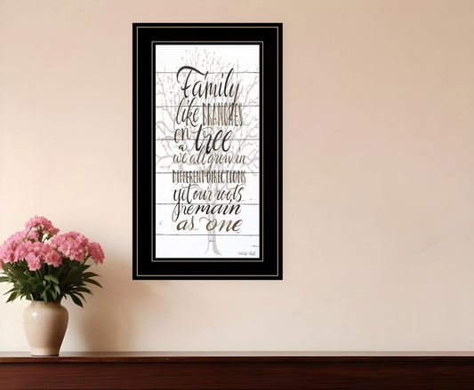 Family 5 Black Framed Print Wall Art - Homeroots