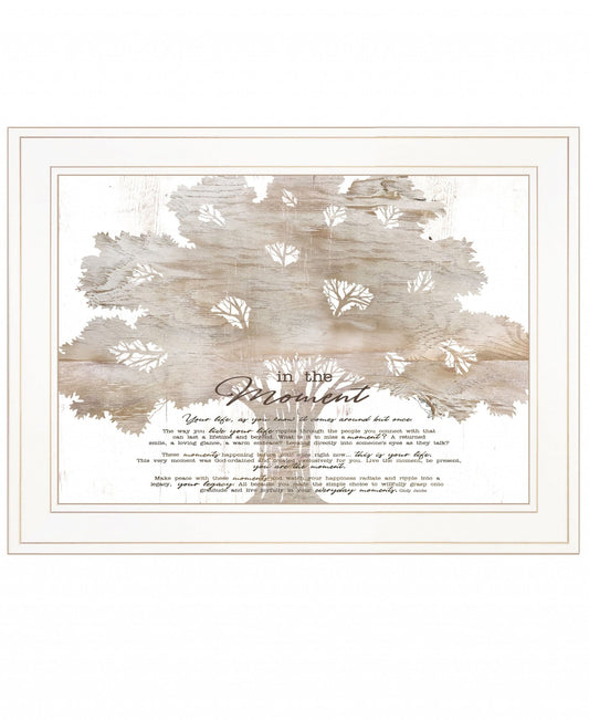 In the Moment 2 White Framed Print Wall Art - Homeroots