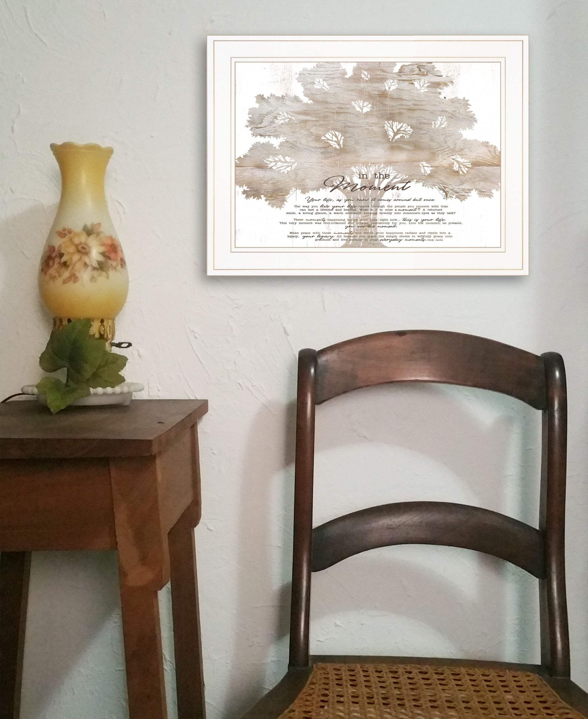 In the Moment 2 White Framed Print Wall Art - Homeroots - Flyclothing LLC