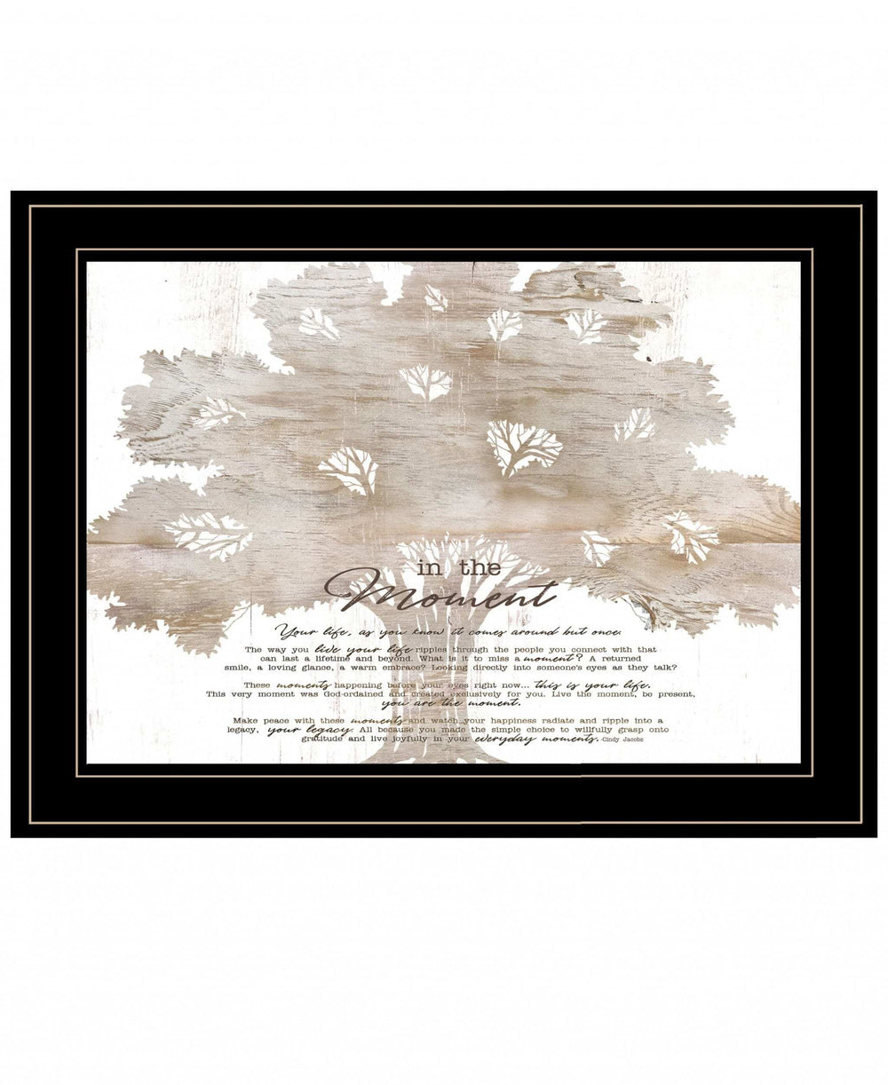 In the Moment 3 Black Framed Print Wall Art - Homeroots - Flyclothing LLC