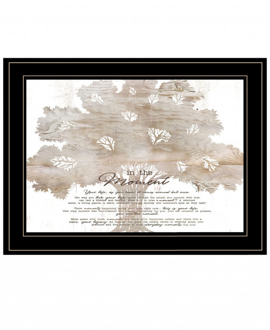 In the Moment 3 Black Framed Print Wall Art - Homeroots