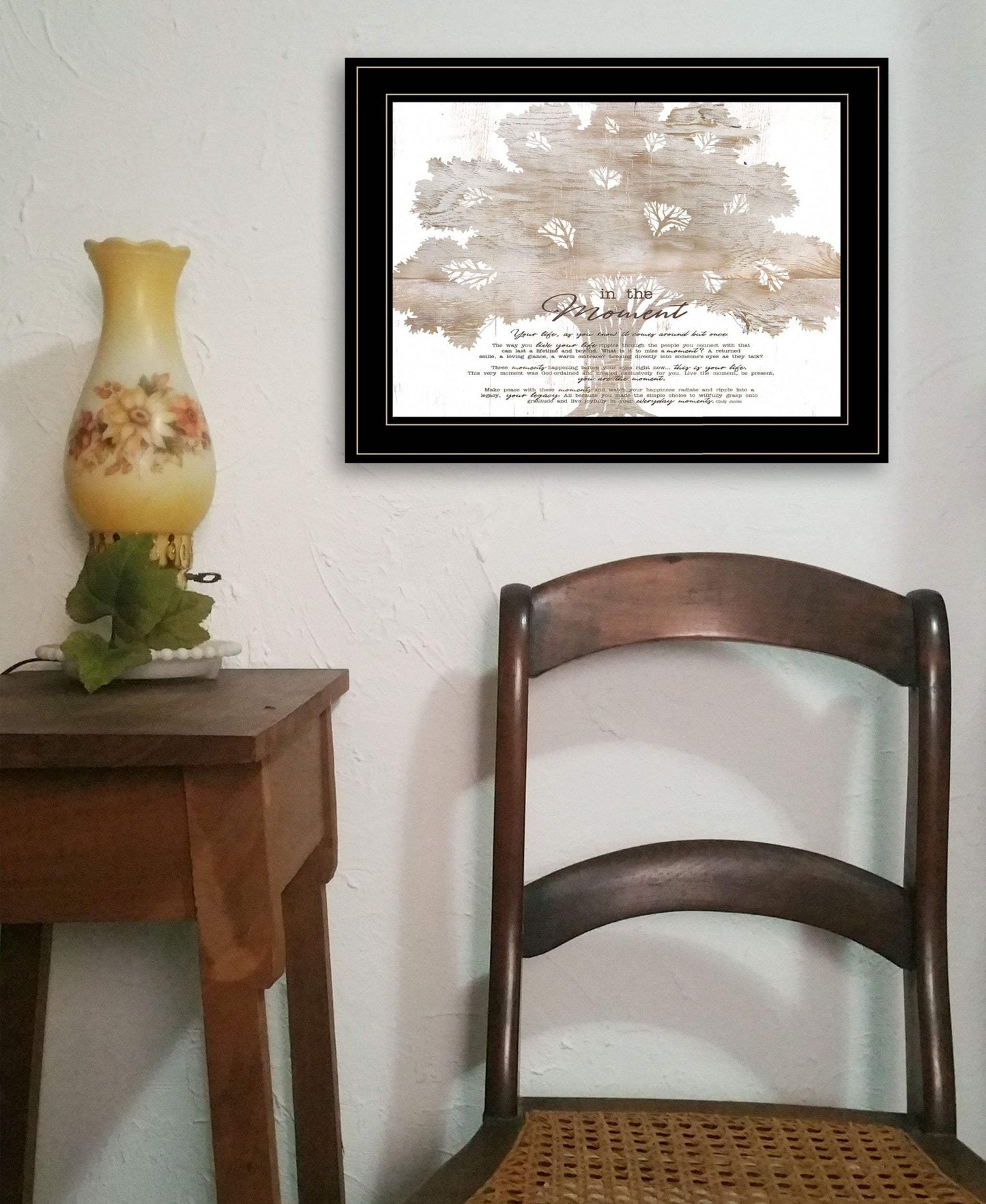 In the Moment 3 Black Framed Print Wall Art - Homeroots - Flyclothing LLC