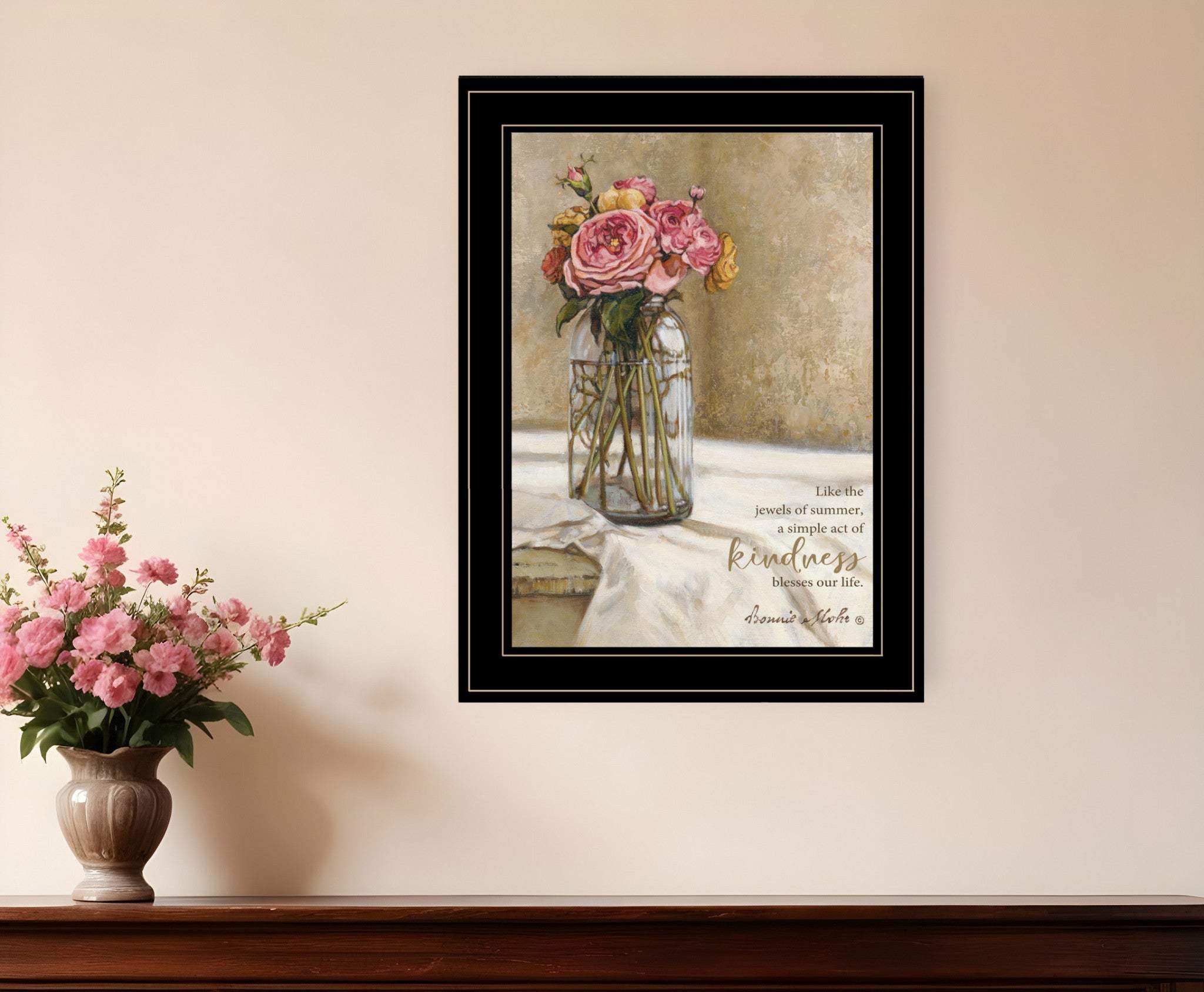 Jewels of Summer 2 Black Framed Print Wall Art - Homeroots - Flyclothing LLC