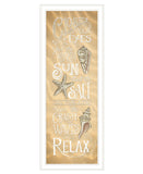 Close Your Eyes 2 White Framed Print Wall Art - Homeroots