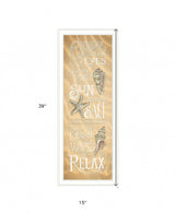 Close Your Eyes 2 White Framed Print Wall Art - Homeroots - Flyclothing LLC