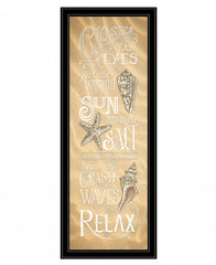 Close Your Eyes 3 Black Framed Print Wall Art - Homeroots