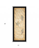 Close Your Eyes 3 Black Framed Print Wall Art - Homeroots - Flyclothing LLC