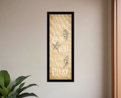 Close Your Eyes 3 Black Framed Print Wall Art - Homeroots