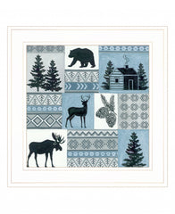 Cabin in the Woods 2 White Framed Print Wall Art - Homeroots