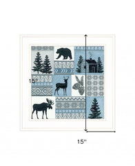 Cabin in the Woods 2 White Framed Print Wall Art - Homeroots