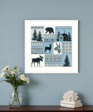 Cabin in the Woods 2 White Framed Print Wall Art - Homeroots