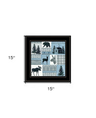 Cabin in the Woods 3 Black Framed Print Wall Art - Homeroots