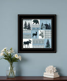 Cabin in the Woods 3 Black Framed Print Wall Art - Homeroots