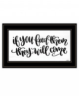 If You Feed Them 2 Black Framed Print Wall Art - Homeroots - Flyclothing LLC