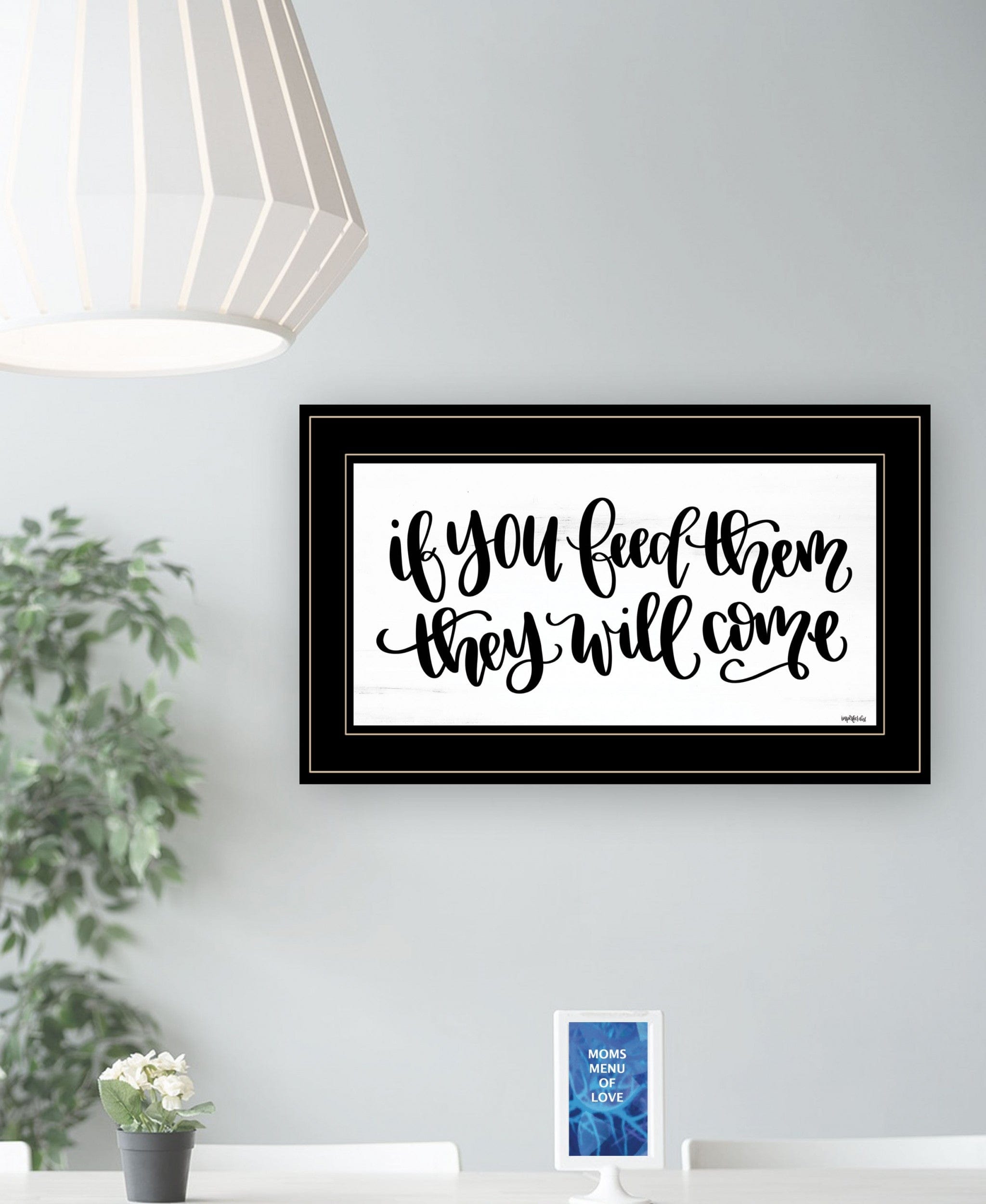If You Feed Them 2 Black Framed Print Wall Art - Homeroots