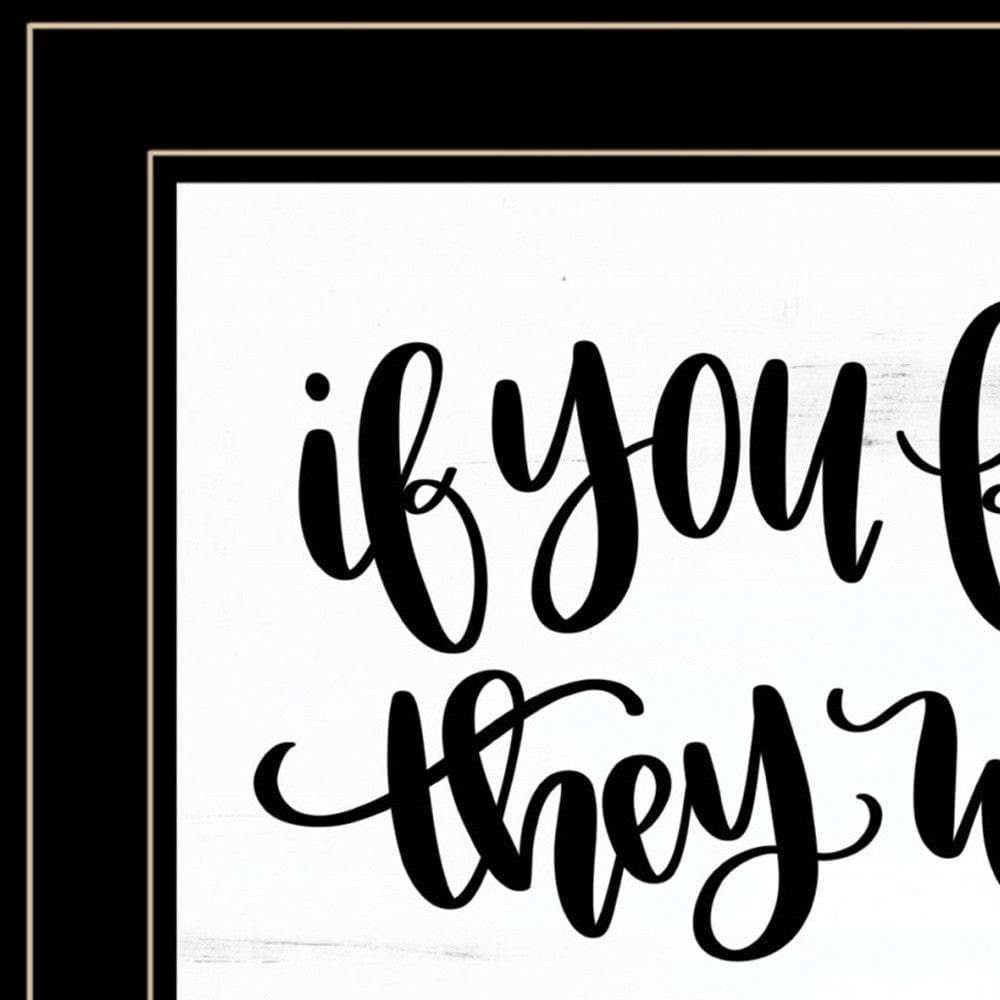 If You Feed Them 2 Black Framed Print Wall Art - Homeroots - Flyclothing LLC